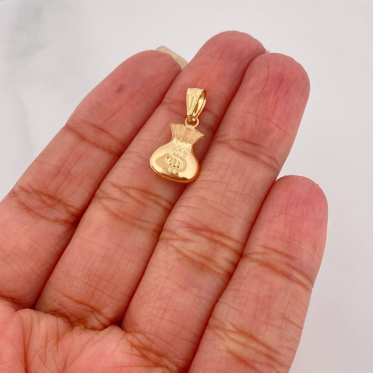 Dije Bolsa Dinero 0.75 g / 2 cm Oro Amarillo 18K