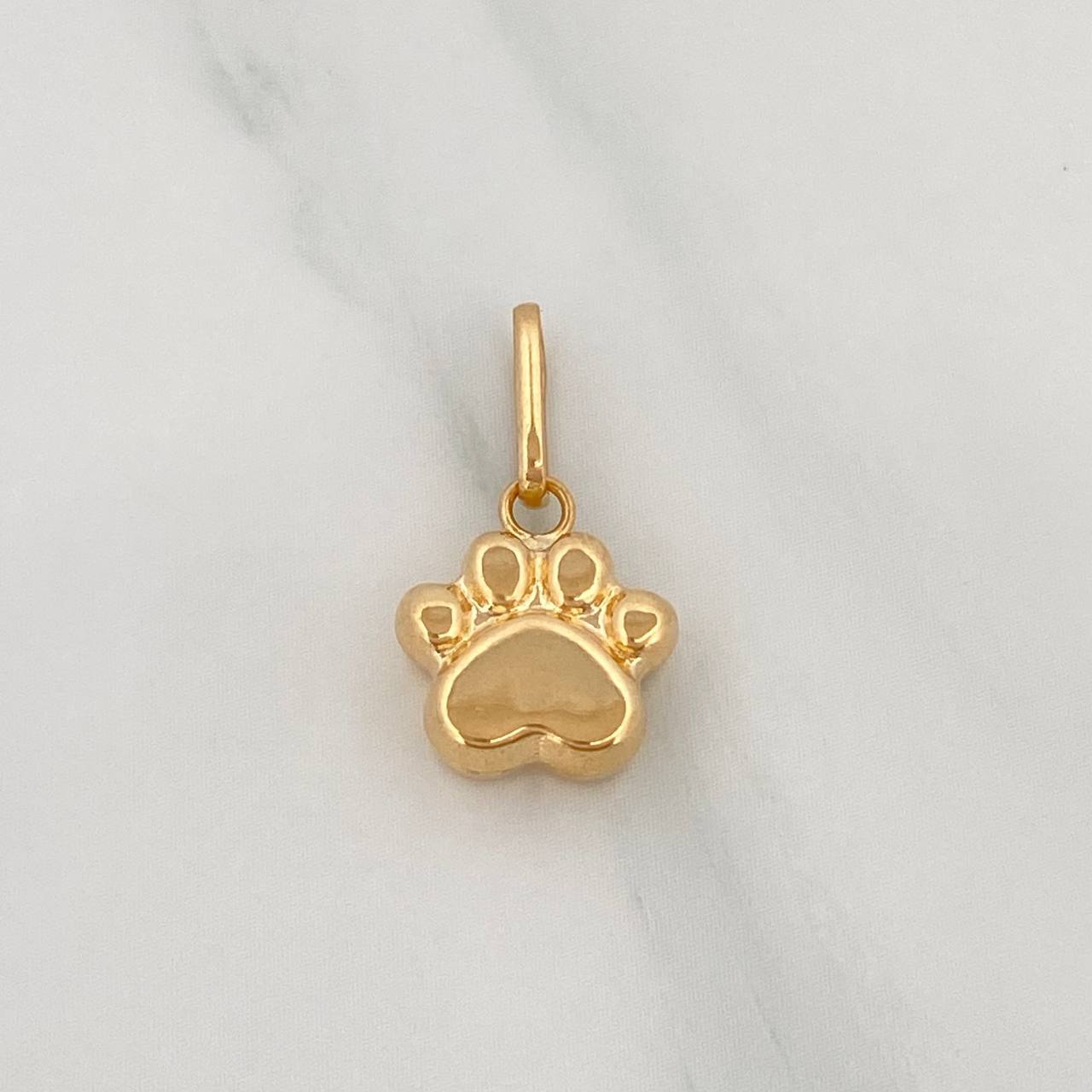 Dije Huella 0.65 g / 1.8 cm Oro Amarillo 18K