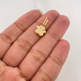 Dije Huella 0.65 g / 1.8 cm Oro Amarillo 18K