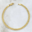 Pulso Cubano 2.7gr / 19cm / 4mm Oro Amarillo +1 18K ©