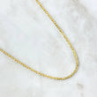 Cadena Peruana 9.2gr / 60cm / 2.1mm Oro Amarillo +3 18K