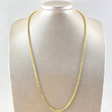 Cadena Peruana 9.2gr / 60cm / 2.1mm Oro Amarillo +3 18K