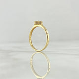 Anillo Trébol VCyA 2.35gr / T7 1/2 / Diamantado Oro Amarillo Nac.Esp. 18K *