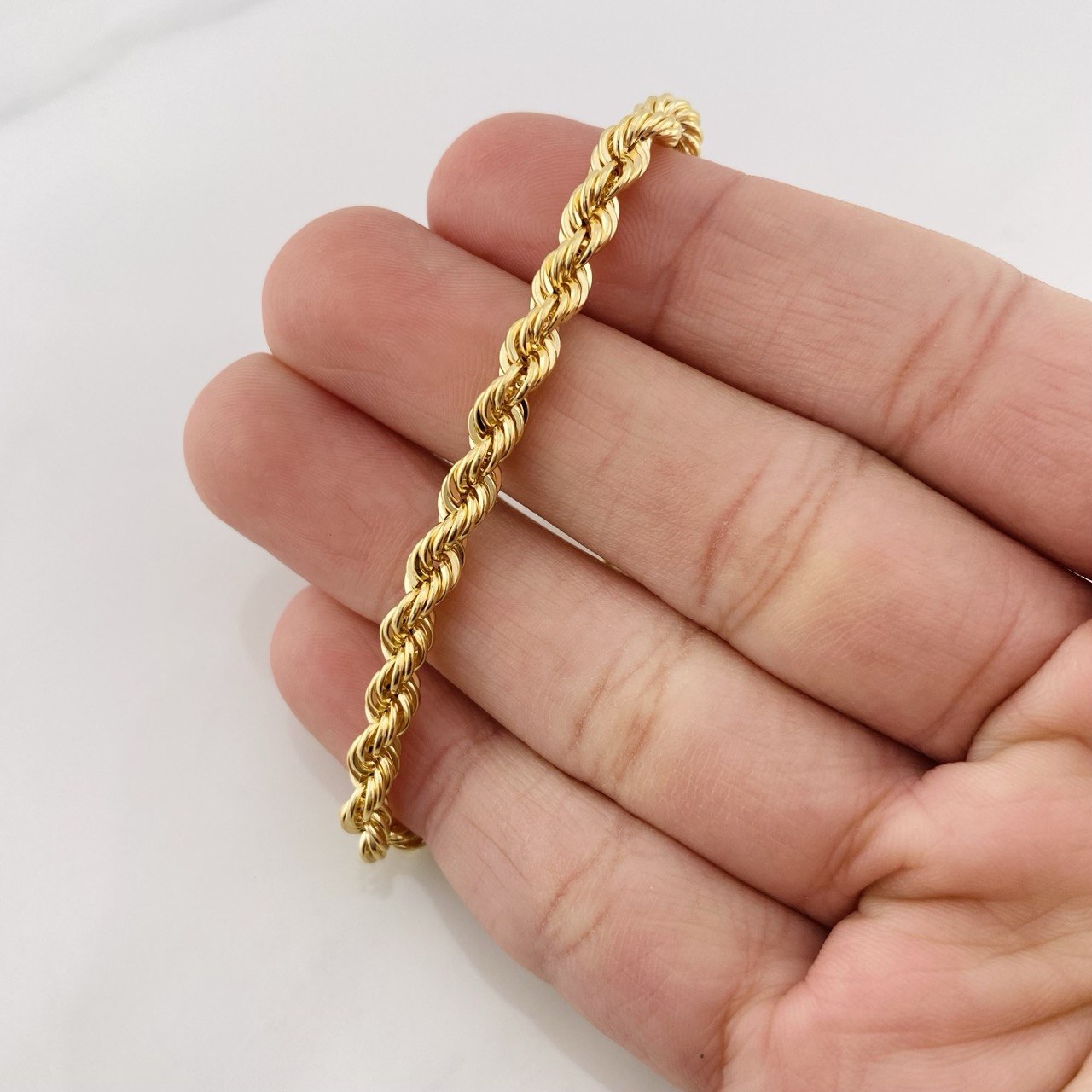 Pulso Lazo 5.2g / 19.5cm / 3.3mm Oro Amarillo 18K