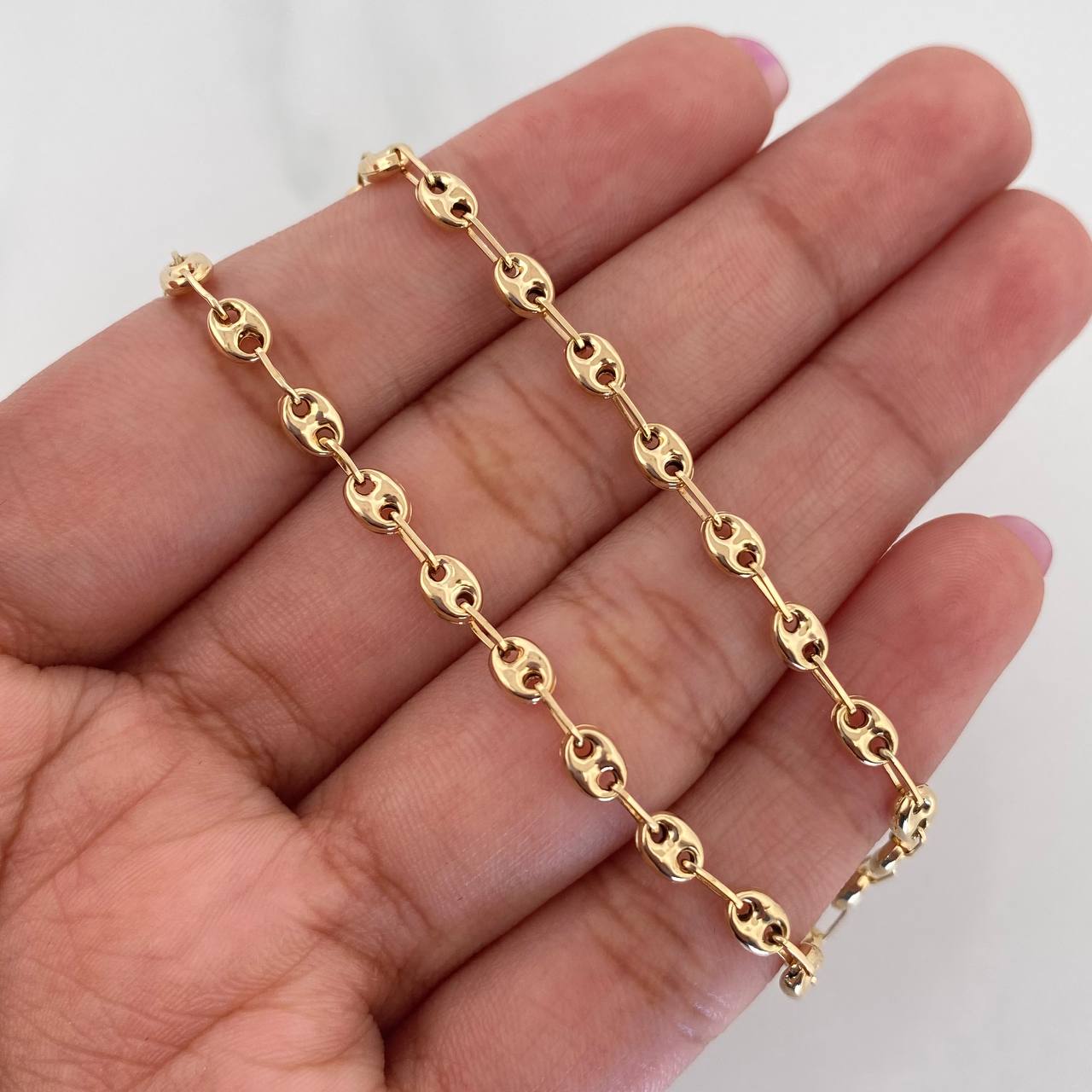 Tobillera Gc 3 g / 26.1 cm / 3.3 mm Oro Amarillo 18K