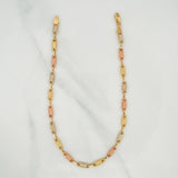 Tobillera Rustico Tribal 4.45 g / 26.1 cm / 3.52 mm Tres Oros 18K