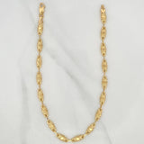 Tobillera Rustico Barril 5.1 g / 25.7 cm / 4.69 mm Oro Amarillo 18K
