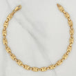 Tobillera Rustica Corona 7 g / 25.7 cm / 5.81 mm Oro Amarillo 18K