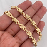 Tobillera Rustica Corona 7 g / 25.7 cm / 5.81 mm Oro Amarillo 18K
