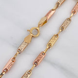 Pulso Rustico Tribal 3.35 g / 19.4 cm / 3.57 mm Tres Oros 18K