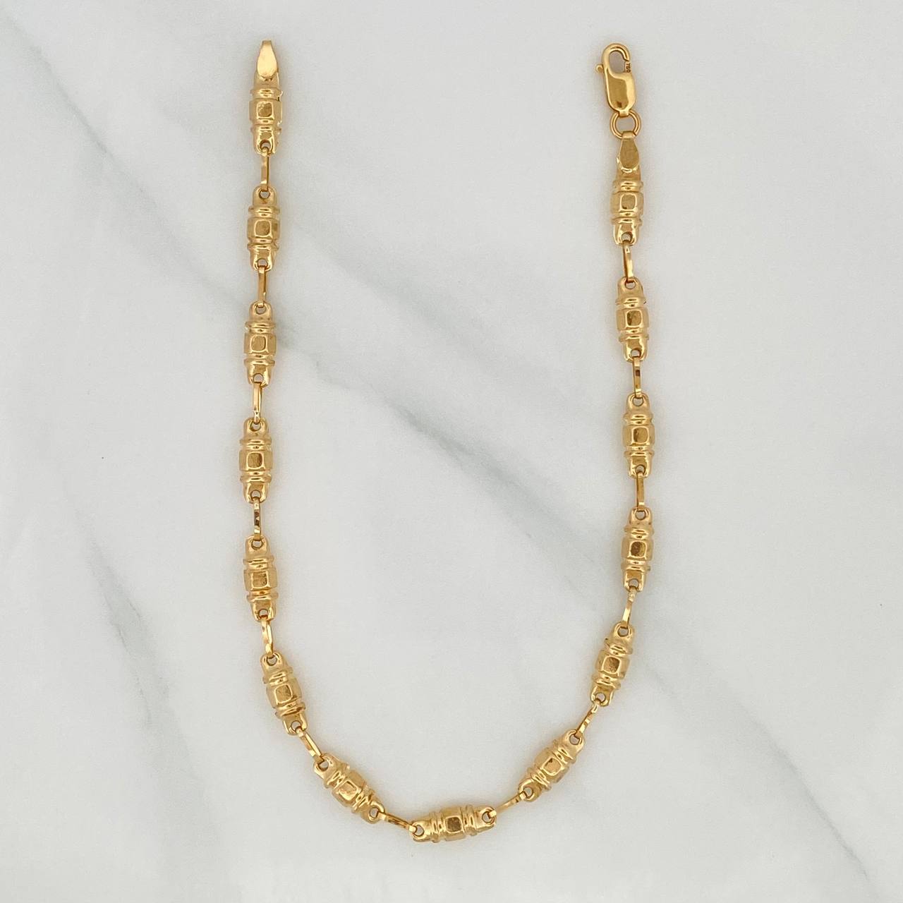 Pulso Rustico Barril 2.95 g / 19.8 cm / 3.41 mm Oro Amarillo 18K
