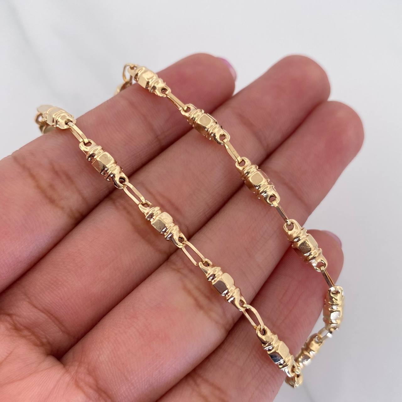Pulso Rustico Barril 2.95 g / 19.8 cm / 3.41 mm Oro Amarillo 18K