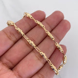 Pulso Rustico Barril 2.95 g / 19.8 cm / 3.41 mm Oro Amarillo 18K