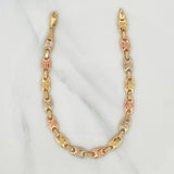 Pulso Rustico Corona 5.55 g / 20.7 cm / 5.75 mm Tres Oros 18K
