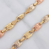 Pulso Rustico Corona 5.55 g / 20.7 cm / 5.75 mm Tres Oros 18K