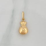 Dije Bolsa Dinero 0.6 g / 2.2 cm Oro Amarillo 18K