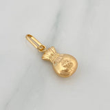 Dije Bolsa Dinero 0.6 g / 2.2 cm Oro Amarillo 18K