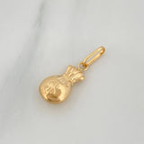 Dije Bolsa Dinero 0.6 g / 2.2 cm Oro Amarillo 18K
