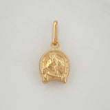 Dije Herradura Caballo 0.7 g / 1.9 cm Oro Amarillo 18K