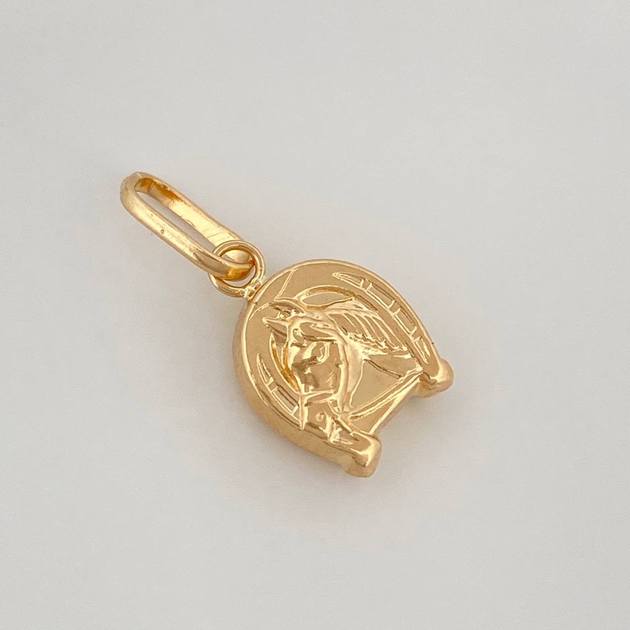Dije Herradura Caballo 0.65 g / 1.9 cm Oro Amarillo 18K