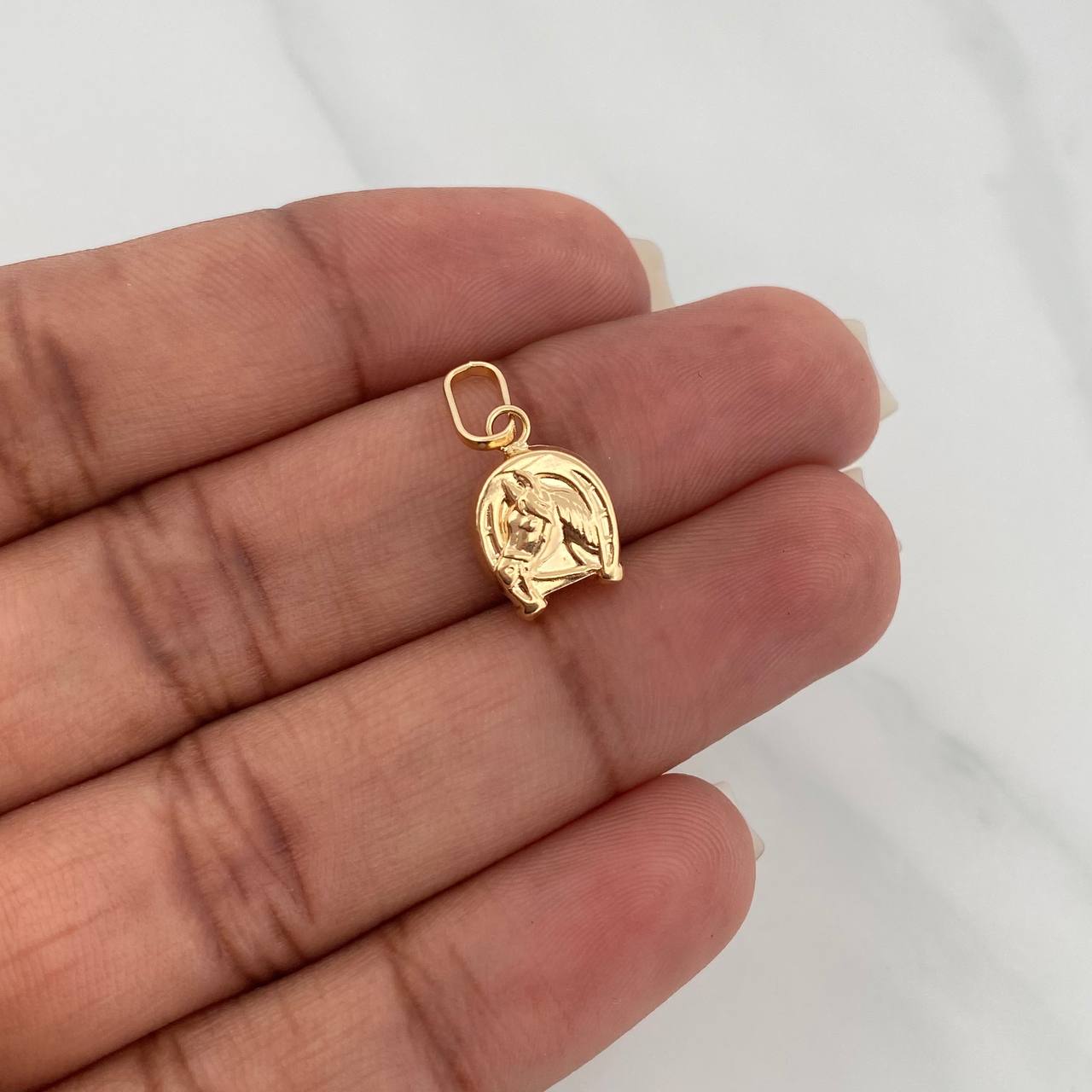 Dije Herradura Caballo 0.7 g / 1.9 cm Oro Amarillo 18K