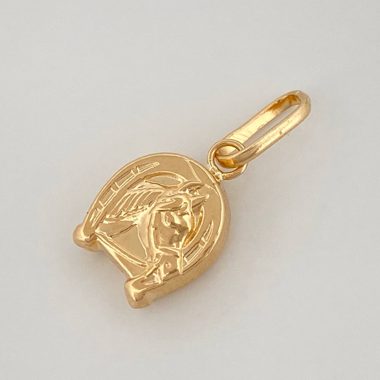 Dije Herradura Caballo 0.65 g / 1.9 cm Oro Amarillo 18K