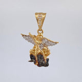 Dije San Miguel Arcangel 2.9 g / 2.7 cm Tres Oros 18K