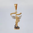 Dije San Miguel Arcangel 2.3 g / 4.1 cm Tres Oros 18K
