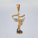 Dije San Miguel Arcangel 2.3 g / 4.1 cm Tres Oros 18K
