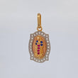 Dije Virgen Guadalupe 2.1 g / 2.4 cm Tres Oros 18K