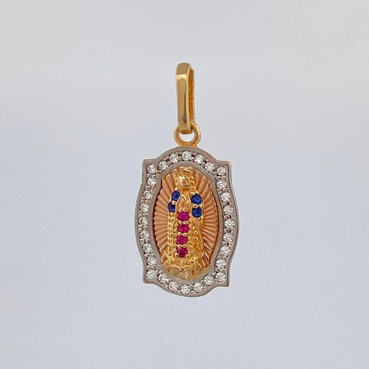 Dije Virgen Guadalupe 2.1 g / 2.4 cm Tres Oros 18K