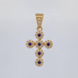 Dije Cruz Tupida 1.9 g / 2.7 cm Oro Amarillo 18K
