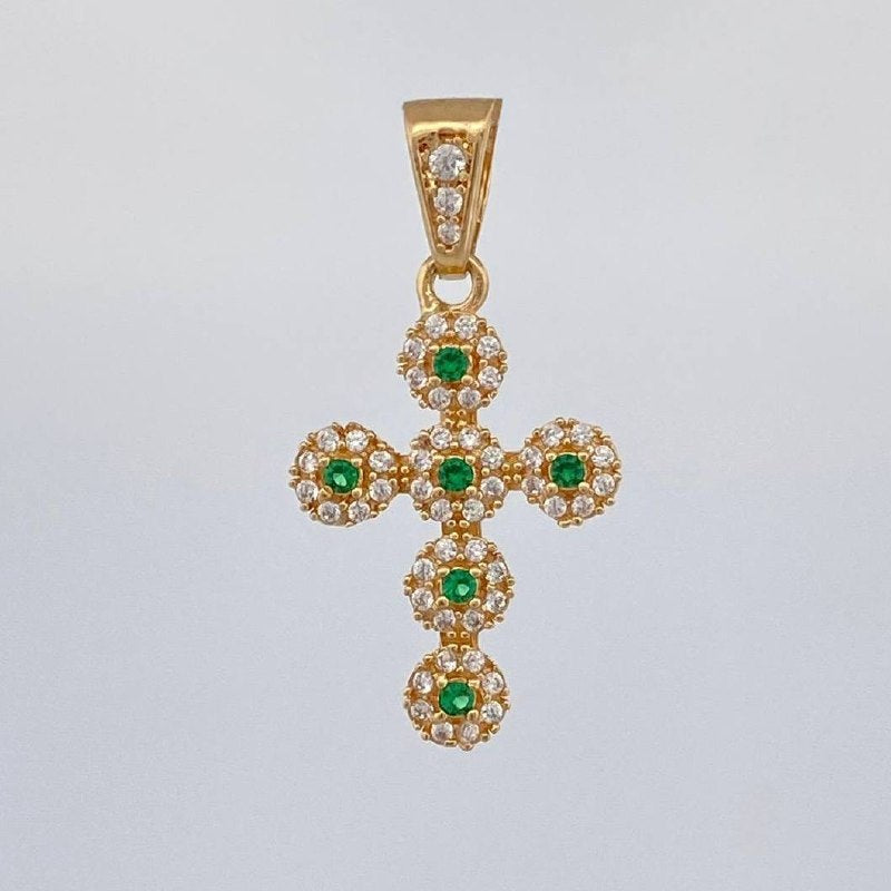 Dije Cruz Tupida 1.75 g / 2.7 cm Oro Amarillo 18K