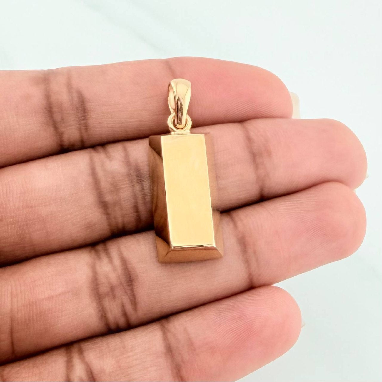 Dije Lingote 4.1 g / 3.2 cm Oro Amarillo 18K