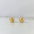 Topos Bola 1.2gr / 8mm Diamantada Oro Amarillo ©