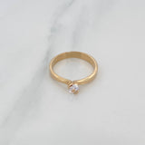 Anillo Solitario 2.75 g / T6 3/4 Oro Amarillo 18K