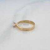 Anillo Solitario 2.75 g / T6 3/4 Oro Amarillo 18K