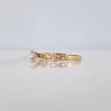 Anillo Solitario Eslabon 1.5 g / T7 Oro Amarillo 18K