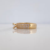 Anillo Solitario Tupido 3.15 g / T6 1/2 Oro Amarillo 18K