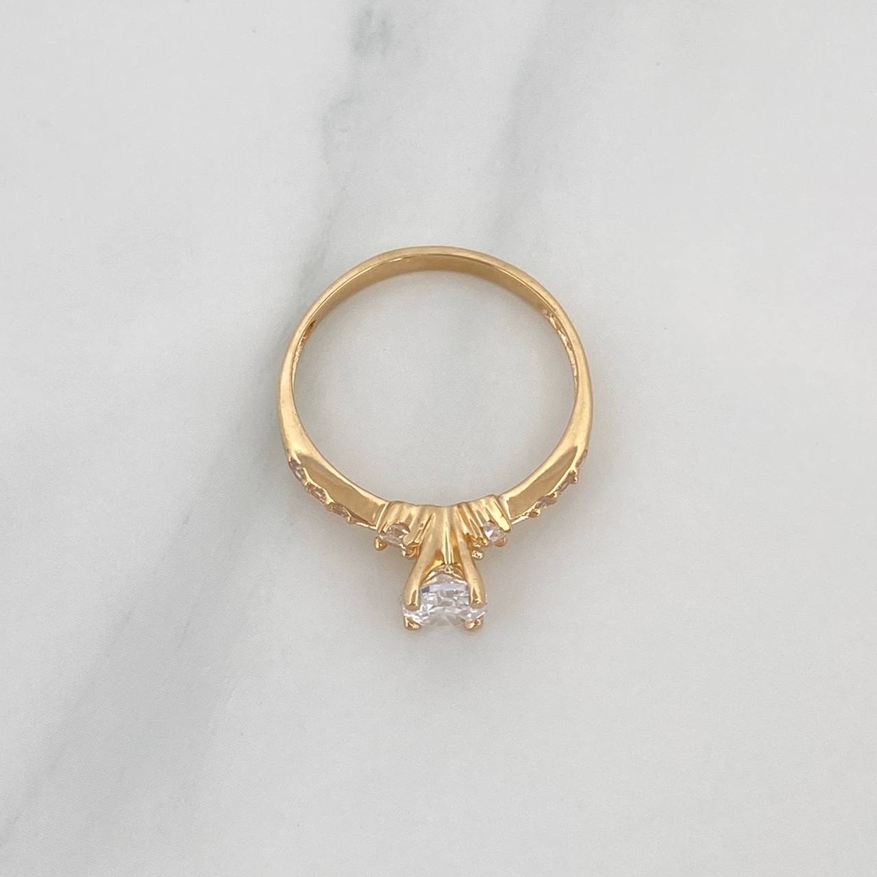 Anillo Solitario Churumbela 2.05 g / T6 1/2 Oro Amarillo 18K