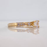 Anillo Solitario Churumbela 2.05 g / T6 1/2 Oro Amarillo 18K