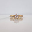 Anillo Solitario Churumbela 2.8 g / T6 Oro Amarillo 18K