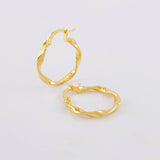 Candongas Asby 1.3g / 2.1cm Tres Oros 18K