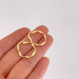 Candongas Asby 1.3g / 2.1cm Tres Oros 18K