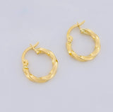Candongas Kari 1.05g / 1.6cm Oro Amarillo 18K