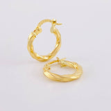 Candongas Kari 1.05g / 1.6cm Oro Amarillo 18K
