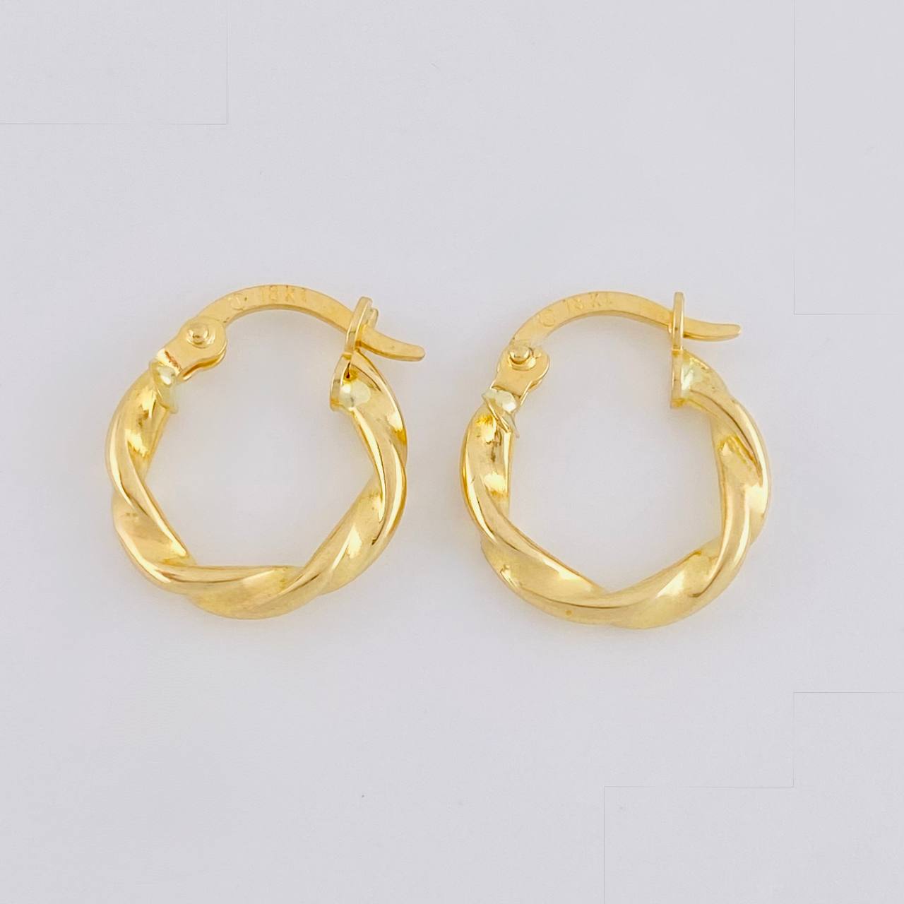 Candongas Entorchadas 1g / 1.5cm Oro Amarillo 18K