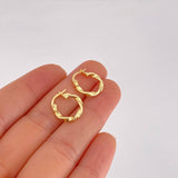 Candongas Entorchadas 1g / 1.5cm Oro Amarillo 18K