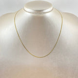 Cadena Plana 1.75gr / 45cm- +3 Oro 18K