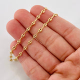Cadena GC 4.5g / 50cm / 3.15mm Oro Amarillo 18K
